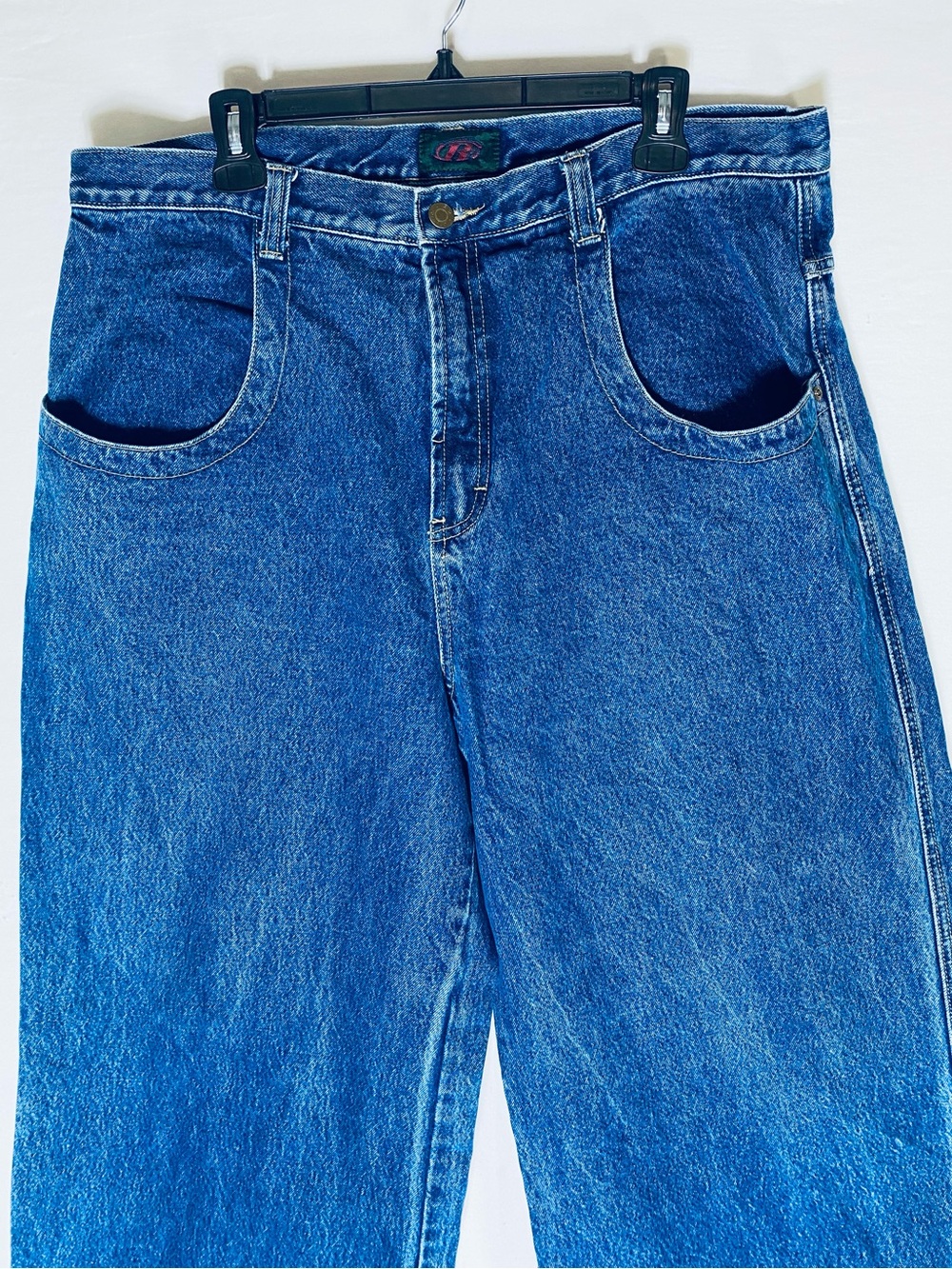 Vintage 90s Randy River XXX Wide Leg Skate Jeans Rave Baggy 38x33 - Picture 9 of 15